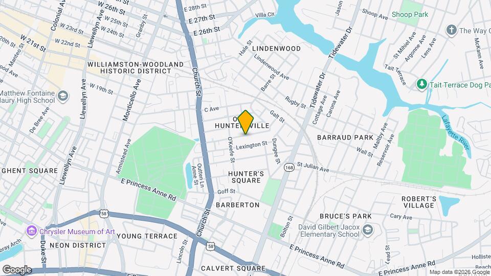 845 Fremont St Map and Location Details