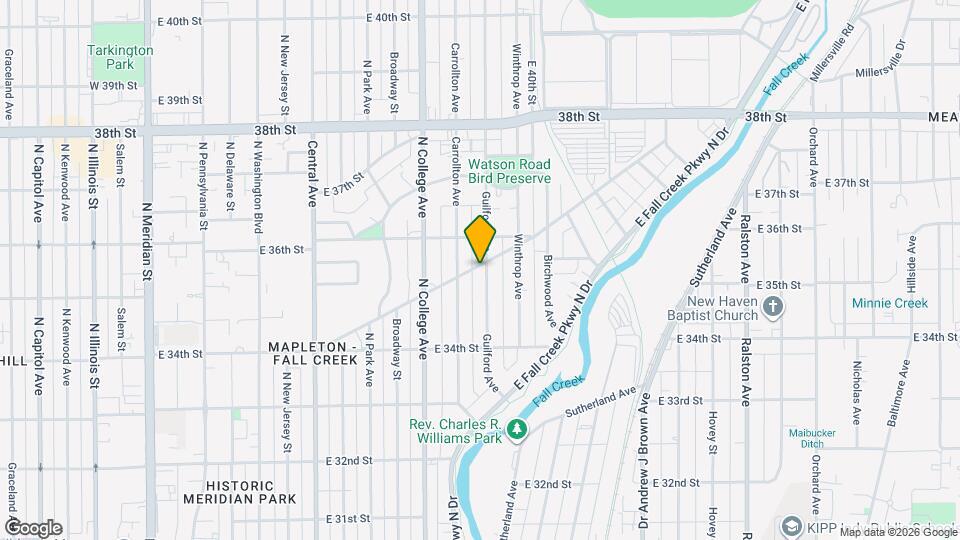 3530 Guilford Ave Map and Location Details