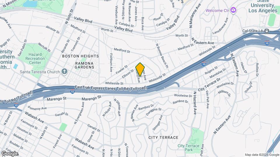 1468 Kurtz Ave Map and Location Details