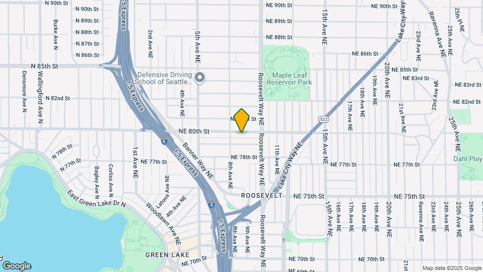 819 NE 80th St Map and Location Details