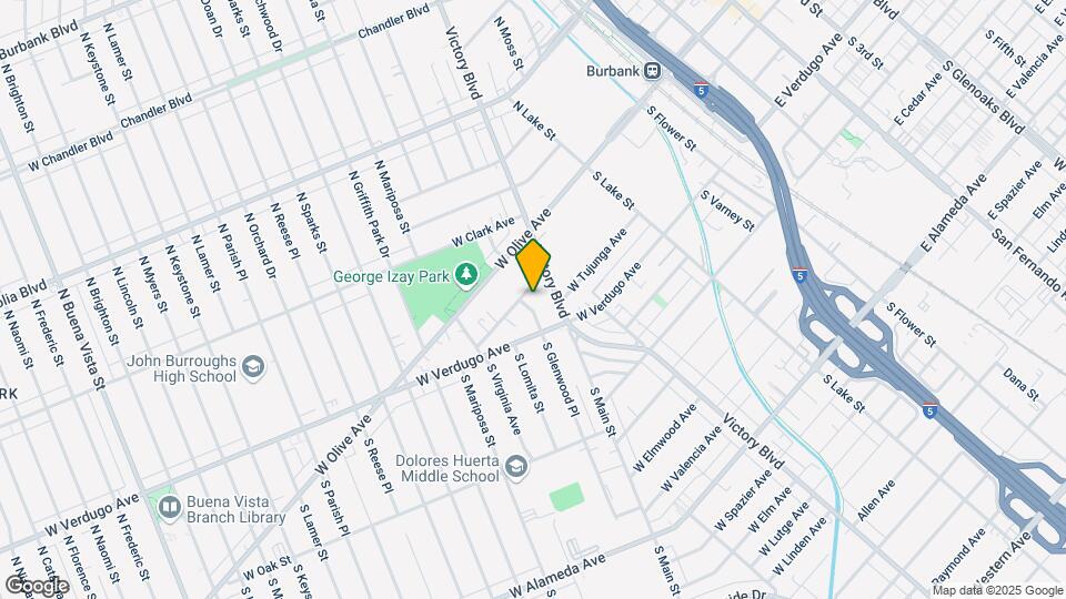 924 W Angeleno Ave-Unit -#C Map and Location Details