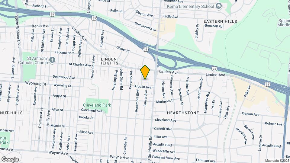 1438 Rosemont Blvd Mapa y Detalles de la Ubicación