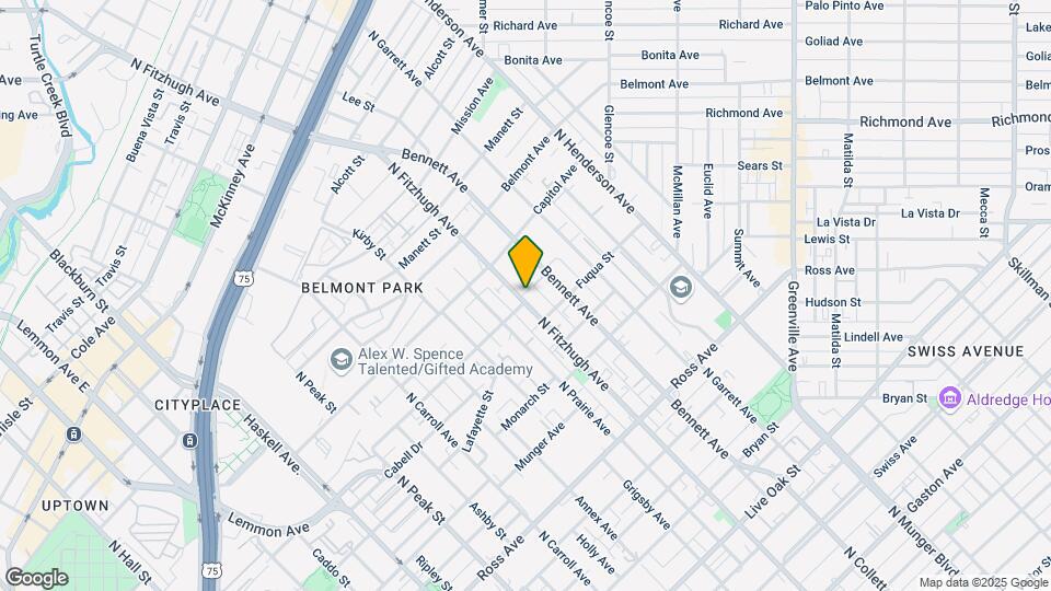 2112 N Fitzhugh Ave Map and Location Details