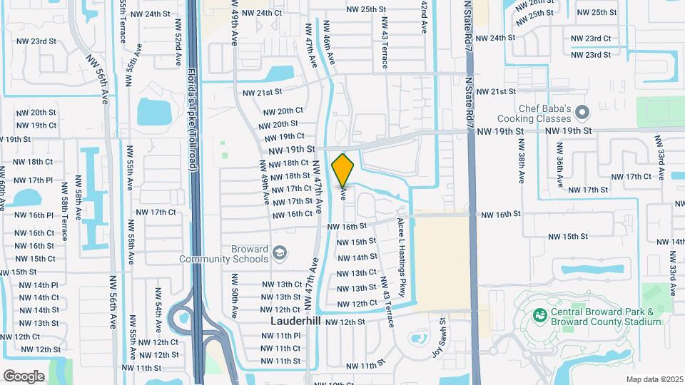 1701 NW 46th Ave, Unit 109 Mapa y Detalles de la Ubicación