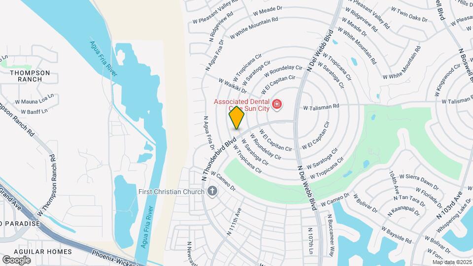 10832 W Saratoga Cir Map and Location Details