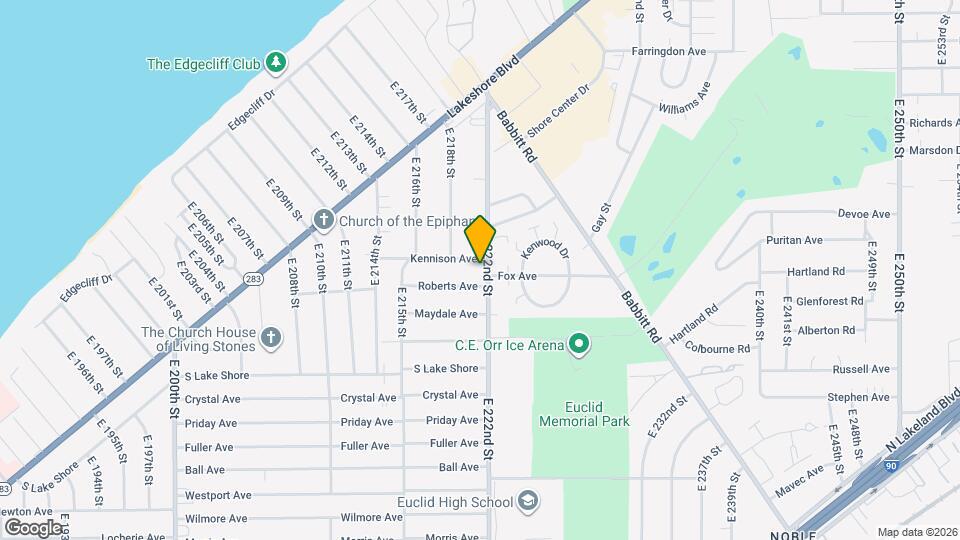 410 E 222nd St Map and Location Details