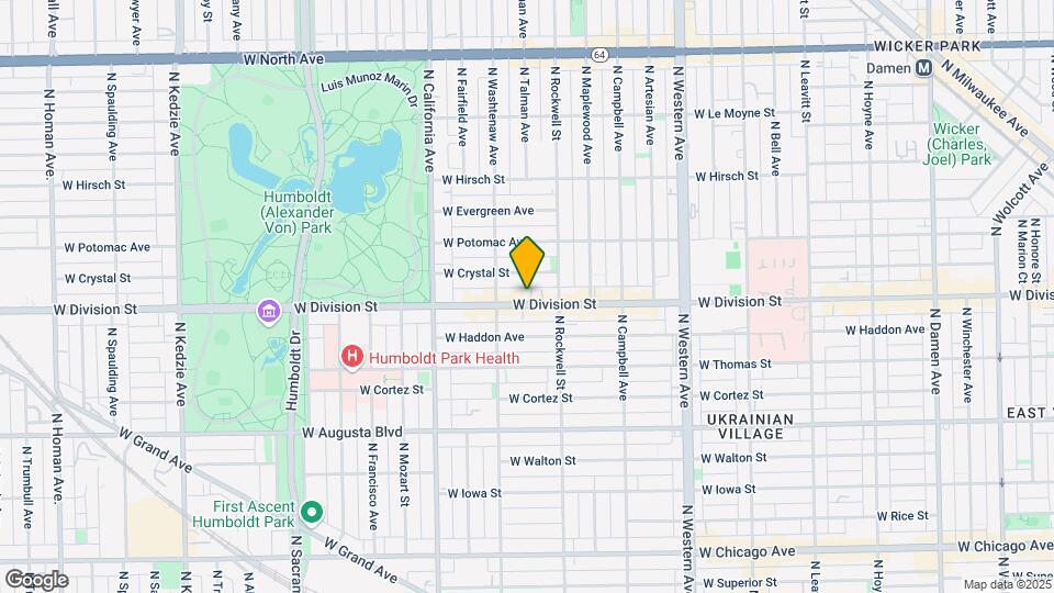 2630 W Division St Map and Location Details