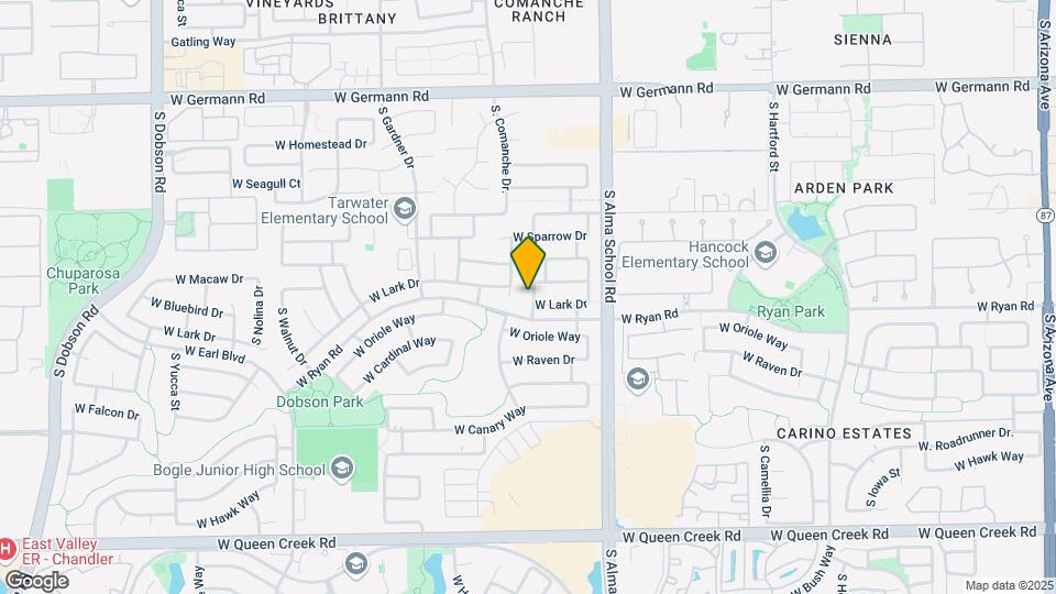 2450 S Apache Dr Map and Location Details
