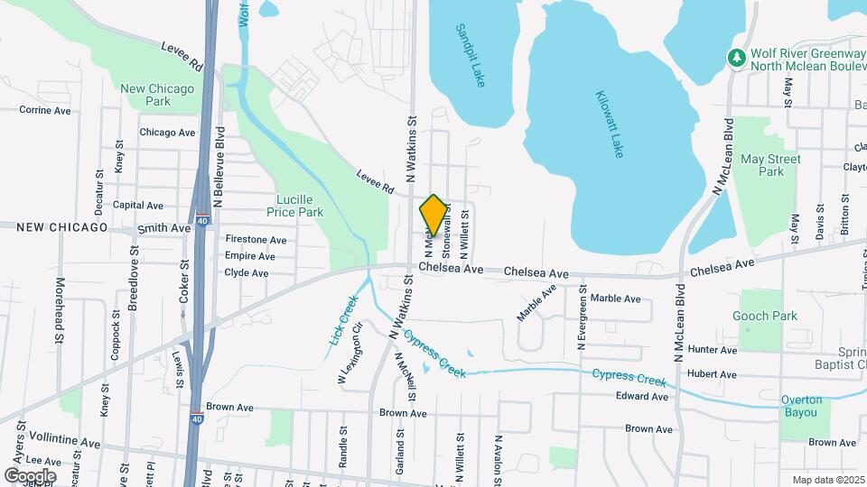 1294 N McNeil St Map and Location Details
