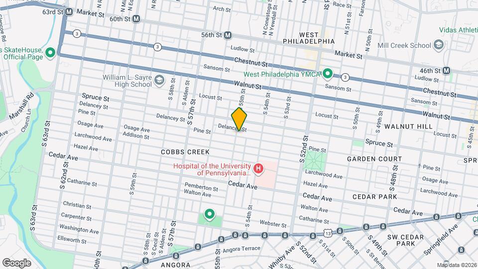 5465 Pine St Map and Location Details