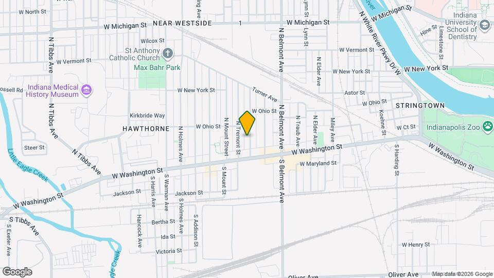 38 N Pershing Ave Map and Location Details