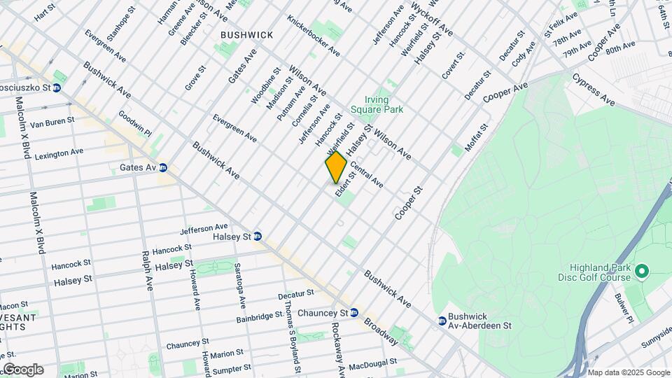 127 Eldert St Mapa y Detalles de la Ubicación