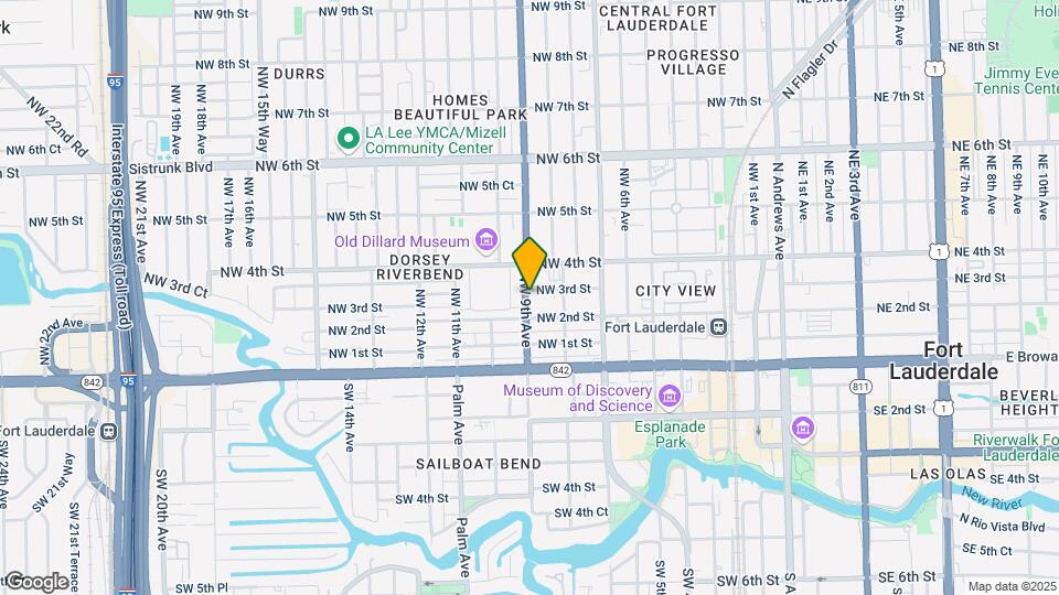840 NW 3rd St Map and Location Details