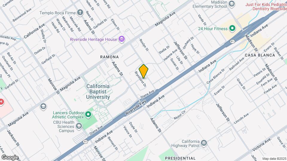 3551 Brynhurst Dr Map and Location Details