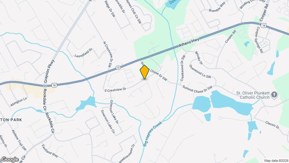 1605 Summit View Way Mapa y Detalles de la Ubicación