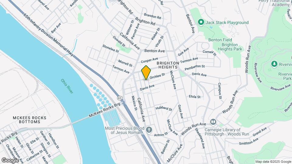 3615 Fleming Ave-Unit -3615 Fleming Apt 1 Map and Location Details