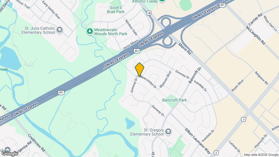 6408 Newcombe Dr Map and Location Details