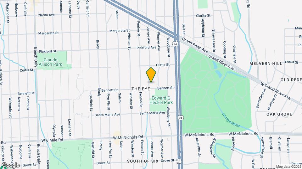 17620 Lenore Ave Map and Location Details