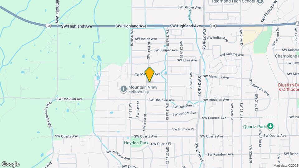 3268 SW Metolius Pl Map and Location Details