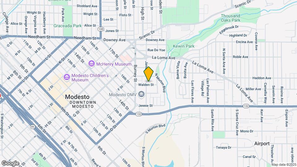 205 Walden St Mapa y Detalles de la Ubicación