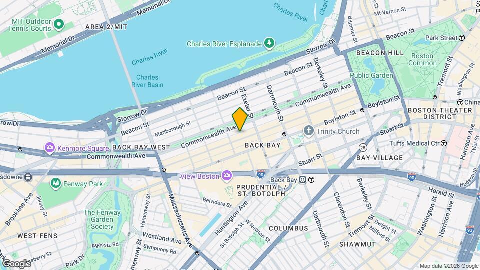 217 Newbury St, Unit 3F Map and Location Details