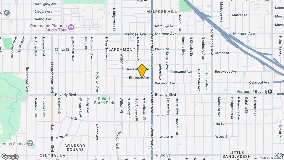 4736 Elmwood Ave Map and Location Details