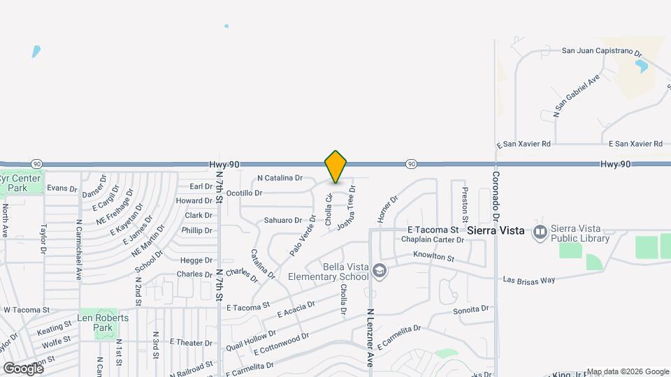 1349 Cholla Cir Mapa y Detalles de la Ubicación