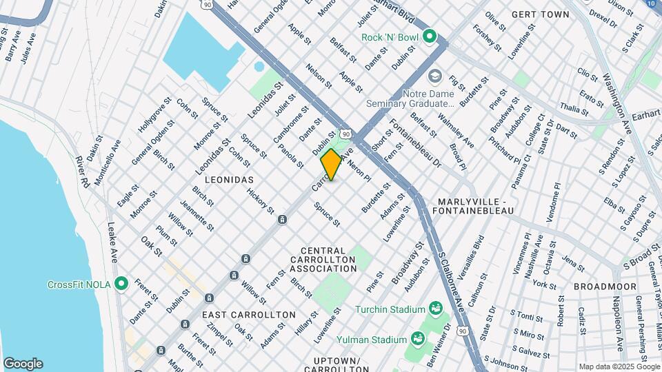 8015 Panola St Map and Location Details