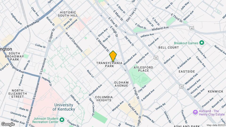 316 Transylvania Park Mapa y Detalles de la Ubicación
