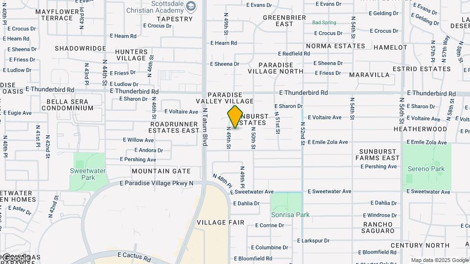 4909 E Presidio Rd Map and Location Details