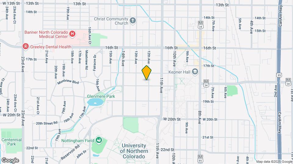 1825 12th Ave Map and Location Details