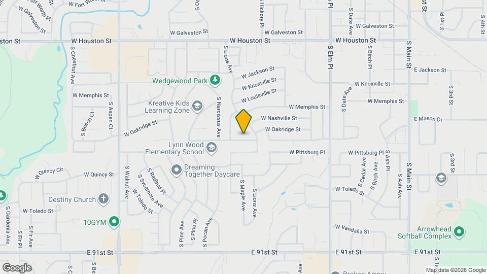 1312 W Pittsburg St Map and Location Details