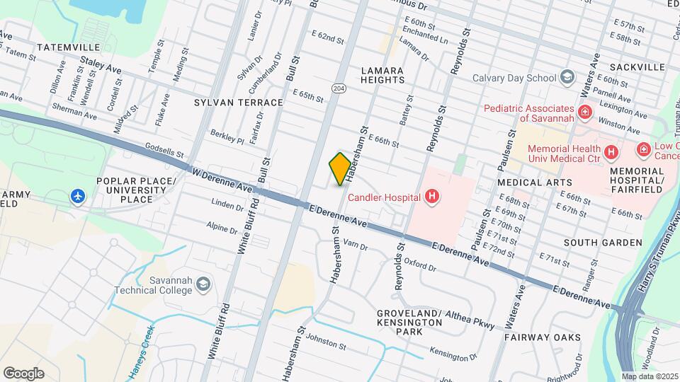 5215 Habersham St Map and Location Details