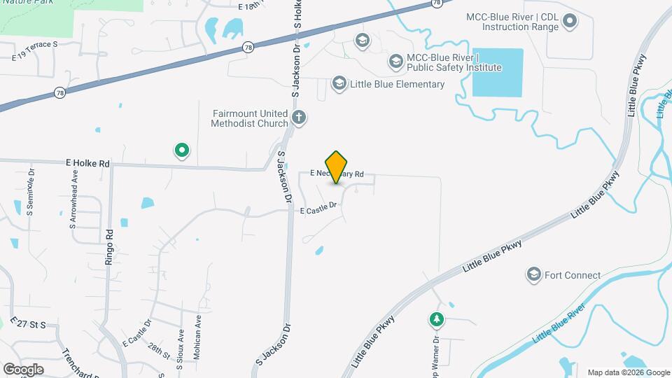 20209 E 23rd Terrace Ct S Map and Location Details