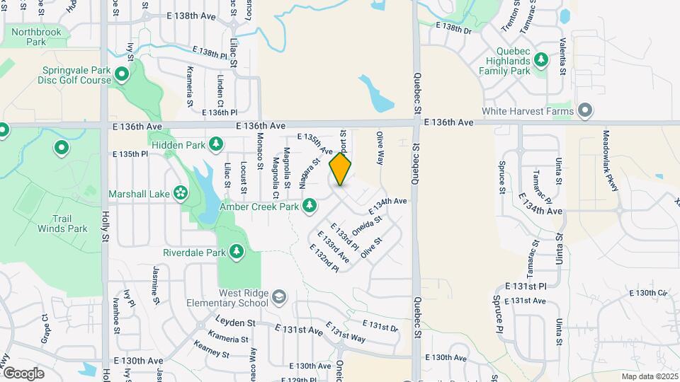 13455 Oneida Ln Map and Location Details