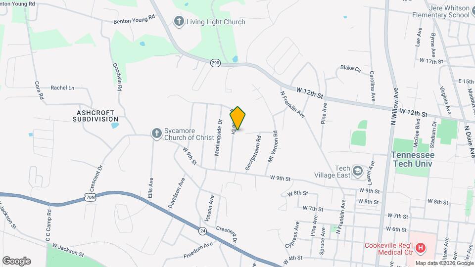 995 Melrose Dr Map and Location Details