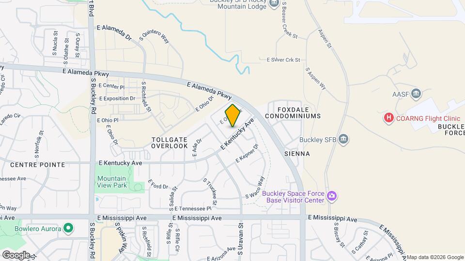 18051 E Kentucky Ave Map and Location Details