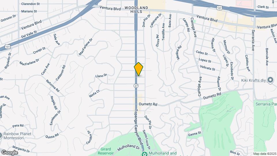 5024 Topanga Canyon Blvd Mapa y Detalles de la Ubicación