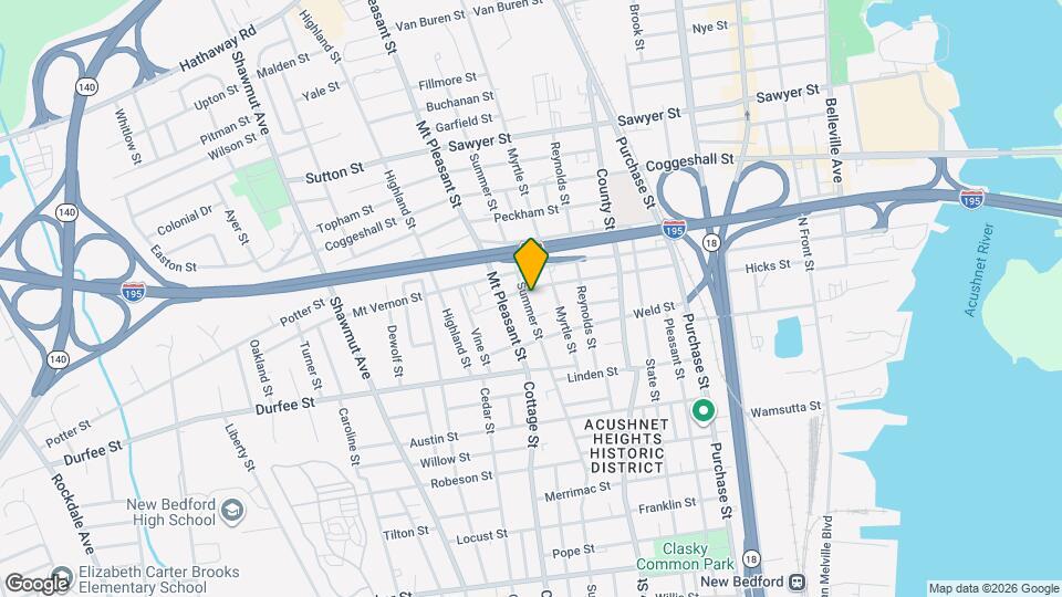 496 Summer St, Unit MK Properties Map and Location Details
