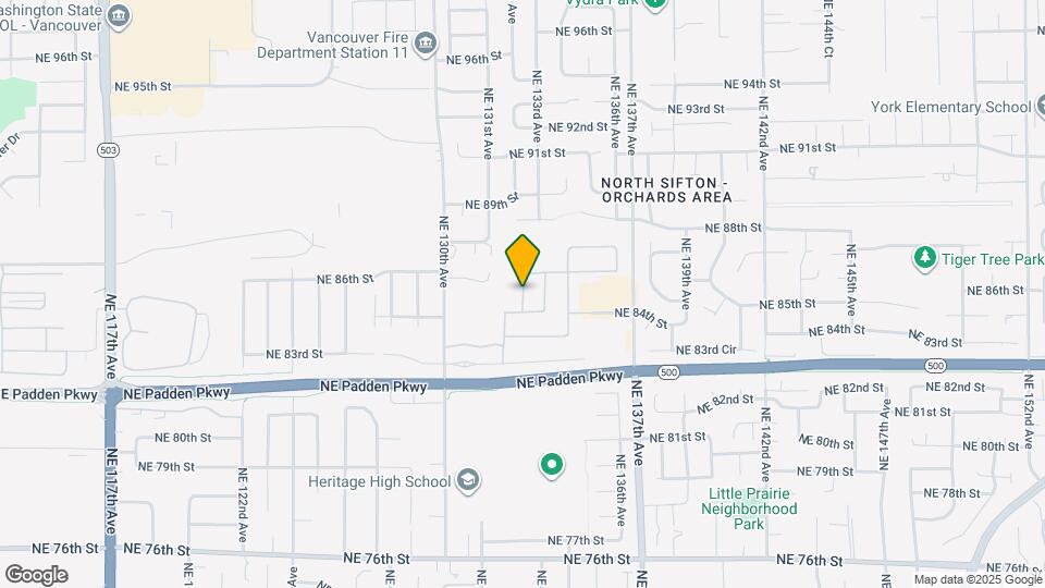 8509 NE 133rd Ave Map and Location Details