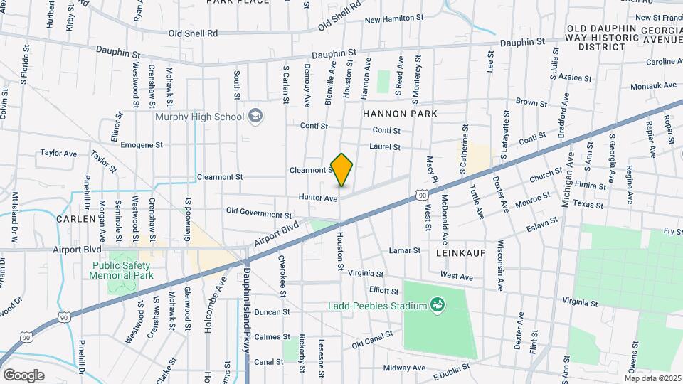 1756 Hunter Ave Map and Location Details