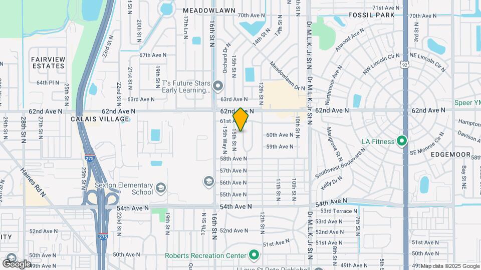 6000 13th St N Map and Location Details