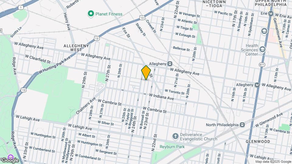 3061 N Judson St Map and Location Details