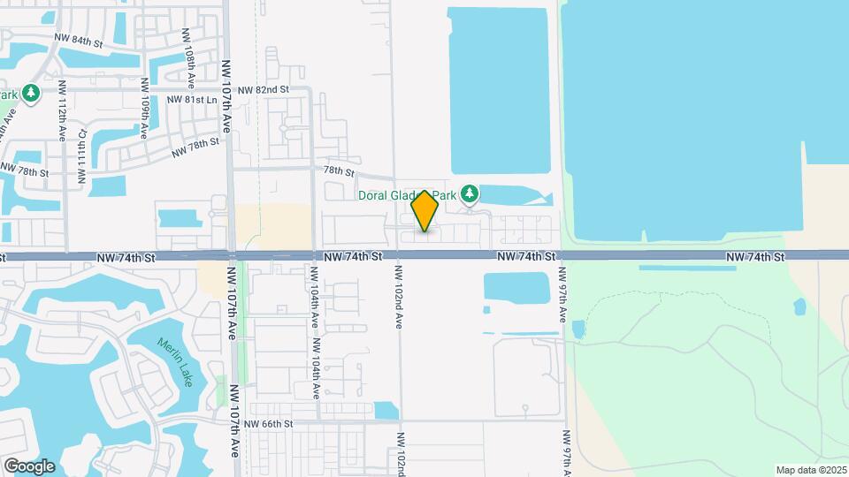 7440 NW 100th Ct Map and Location Details