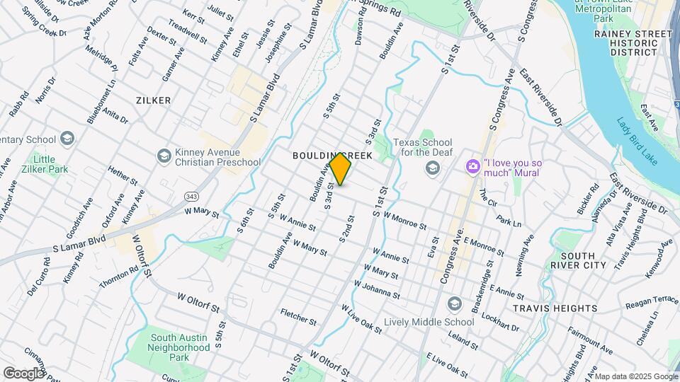 Private bedroom in 3 bed/1 bath Home Map and Location Details
