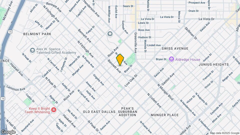 1422 Bennett Ave Mapa y Detalles de la Ubicación