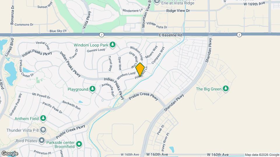 16558 Prospect Ln Map and Location Details