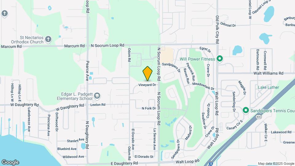 430 Vineyard Dr Map and Location Details