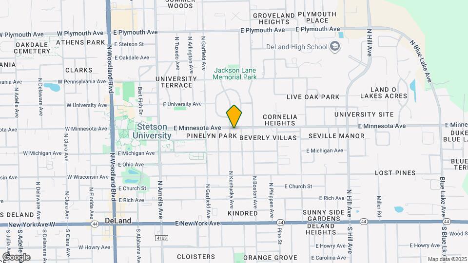 606 E Minnesota Ave Map and Location Details