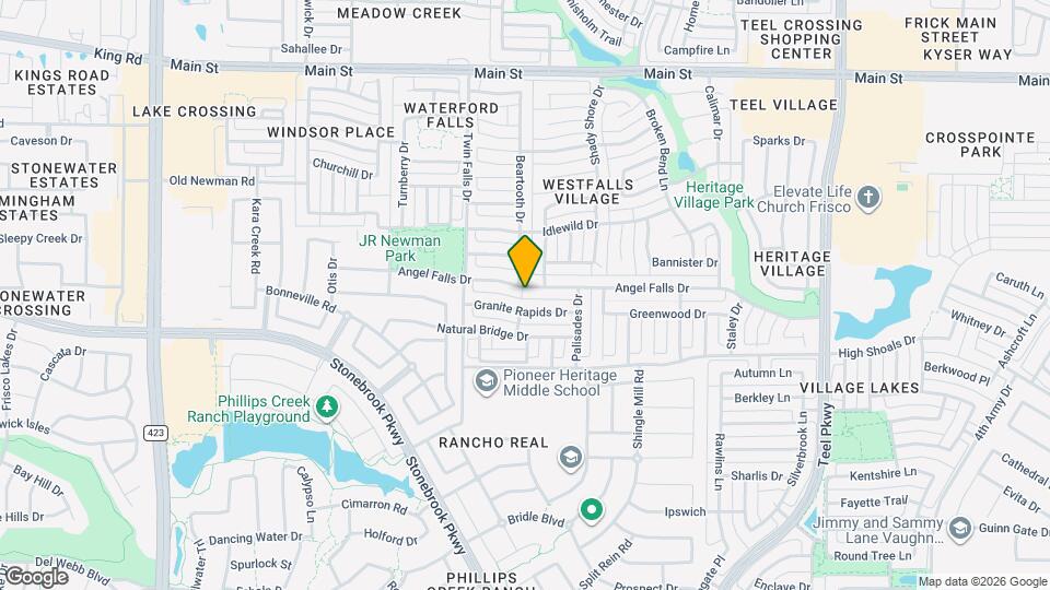 1741 Angel Falls Dr Map and Location Details